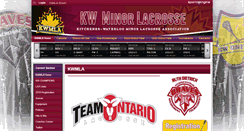 Desktop Screenshot of kwminorlacrosse.com
